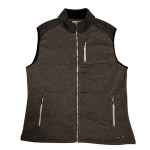NWT Hi-Tec Men's XL Thermo Knit Vest Gray Waterproof Wind-Resistant Retains Heat